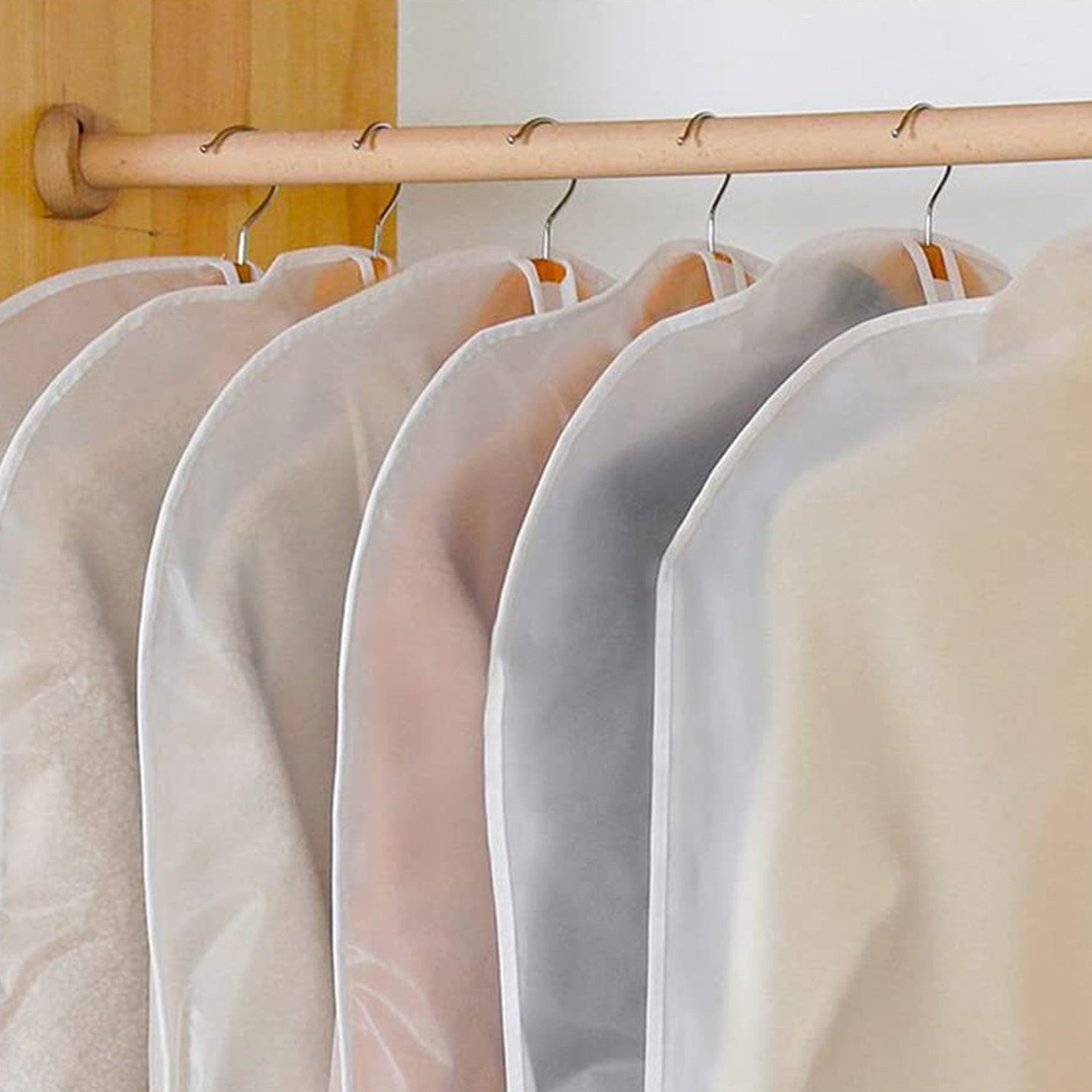 6256 COAT BLAZER COVER TRANSPARENT COVER FOR MULTI USE COVER ( 5 Pcs ) ( Hanger Not Included ) DeoDap 6256 COAT BLAZER COVER TRANSPARENT COVER FOR MULTI USE COVER ( 5 Pcs ) ( Hanger Not Included ) DeoDap